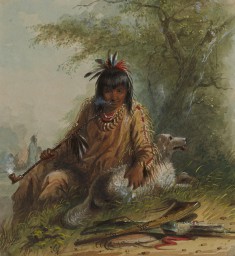 Snake Indian and His Dog