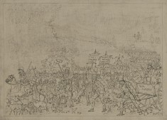 Exodus of the Jews, Caricature