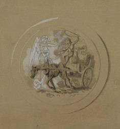 Untitled: Study of a Horsecart