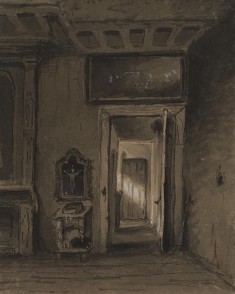 Room with Prie-dieu and Open Door