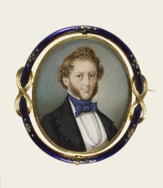 Brooch with Portrait Miniature