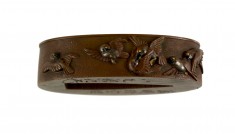Fuchi with Sparrows