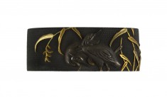 Fuchi with Herons and Reeds