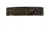 Fuchi with Cherry Blossoms in Clouds