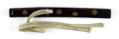 Dagger (aikuchi) with mon of the Tokugawa, Fujiwara, and Imperial families (51.1164.1-51.1164.3)
