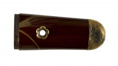 Tsuka with Wheat Stalks and Plum Blossoms