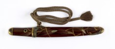 Dagger with Quail Amidst Rice Stalks