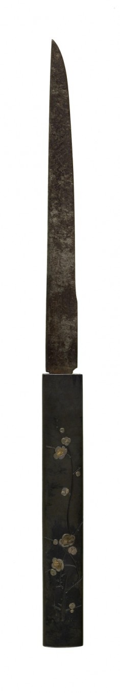 Kozuka with Plum Blossoms