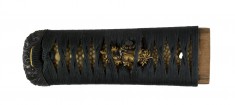 Tsuka with Waves, Horse, and Dragon