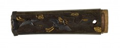 Tsuka with Cranes and Rooster