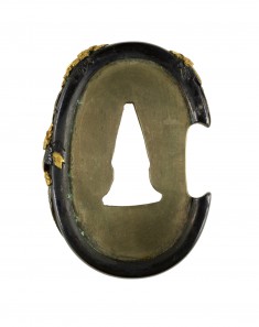 Tsuba with Blossoming Paulownia