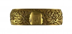 Fuchi with Chrysanthemums