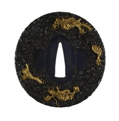 Tsuba with Dragon