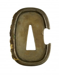 Tsuba with Chrysanthemums
