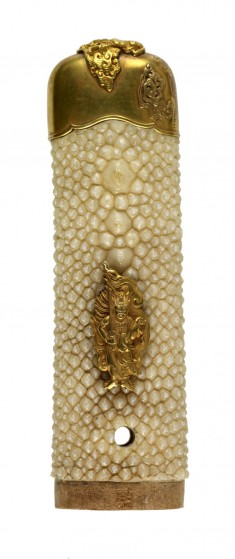 Tsuka with Fudô Myô-ô and Kongara Dôji
