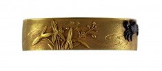 Fuchi with Crab and Water Plants