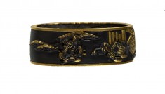 Fuchi with Two Samurai