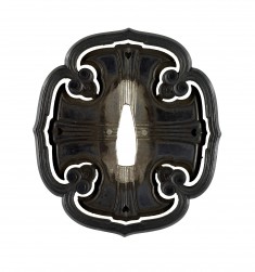 Tsuba with Vine Border