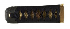 Tsuka with Insects and Flowers