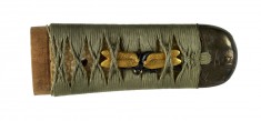 Tsuka with Dragonflies and Swallows