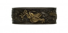 Fuchi with Dragon in Clouds