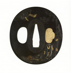 Tsuba with Wang Xizhi
