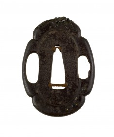 Tsuba with a Cricket