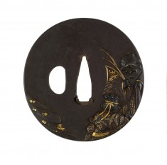 Tsuba with Shinnô (Ch. Shen Nong)