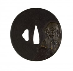 Tsuba with a Chinese Immortal