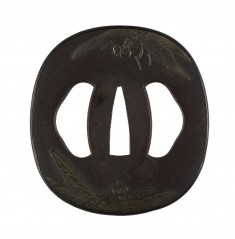 Tsuba with Dragonflies