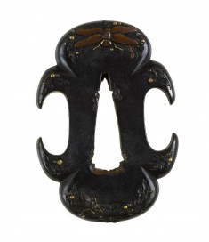 Tsuba with Insects