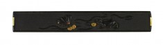 Kozuka with a Firefly and a Frog by a Stream