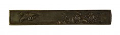 Kozuka with Cranes and Reeds