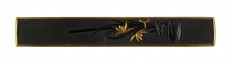 Kozuka with a Spade and Orchids