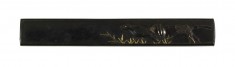 Kozuka with Crow and Heron in Reeds