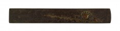 Kozuka with a Man Holding a Blow Pipe
