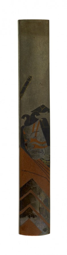 Kozuka with Ichikawa Danjuro in the Play "Shibaraku"