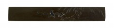 Kozuka with a Crow and Heron in a Willow Tree