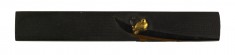Kozuka with Pigeons on a Shrine Gate ("Torii")