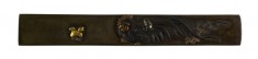 Kozuka with Rooster, Chicks, and Chrysanthemums