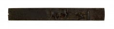 Kozuka with a Horse and a Monkey
