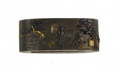 Fuchi with Two Figures on a Shore