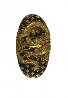 Kashira with Dragon