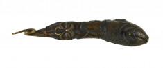 A writing set in the form of an elongated gourd
