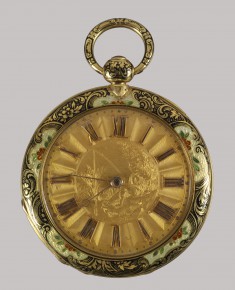 Case Watch with Outer and Inner Pair of Enamels