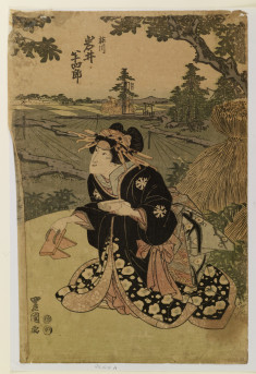 Iwai Hanshiro IV or V as Umegawa; Bando Mitsugoro III as Magoemon