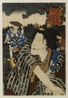 Bando Shuka I as the wife Otatsu