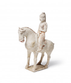 Pair of Sculptures: Women on Horseback