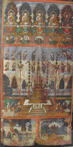 Phra Malai in Tavatisma Heaven