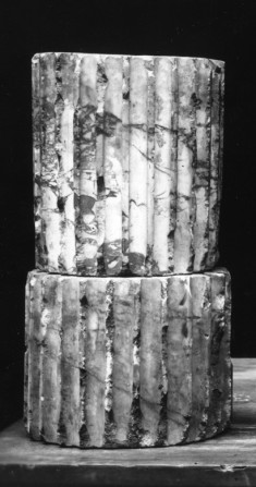 Two Fragments of a Fluted Column Drum